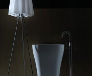 Kerasan Aquatech Keramické Umyvadlo Volně Stojící, 60x85x40cm, Bílá