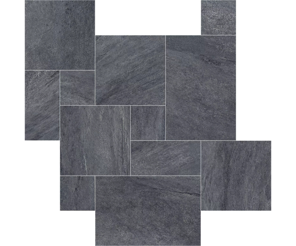 Dlažba jako kámen Codicer Tracia Charcoal Modular 44x66 - antracitová