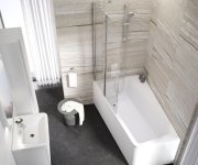 Vanová zástěna 10CVS2 - 10CVS2 100 L, lesk+transparent 7QLA0C03Z1