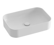 Umyvadlo Ceramic Slim R - Umyvadlo Ceramic Slim R 55, bez otvoru pro baterii, bez přepadu, bílá matná XJX0E155004