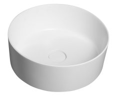 Sapho Thin Umyvadlo Na Desku, Rockstone, ø 38 Cm, Bílá Mat