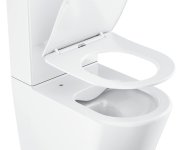 WC kombi Elegant RimOff set, včetně sedátka SoftClose - WC kombi Elegant RimOff set, vario odpad, bílá X01872