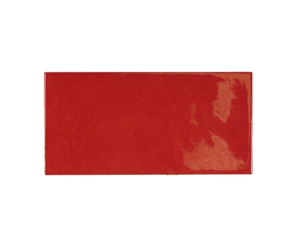 Obklad Equipe Village Volcanic Red 6,5x13,2 - červená