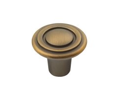 Sapho Retro Kovová úchytka, Průměr 30mm, Bronz