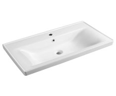 Aqualine Sava 90 Keramické Umyvadlo Nábytkové 90x46cm, Bílá