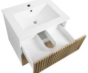 Aqualine Paneda Strip Umyvadlová Skříňka 59,5x55x45,2cm, Dub Emporio