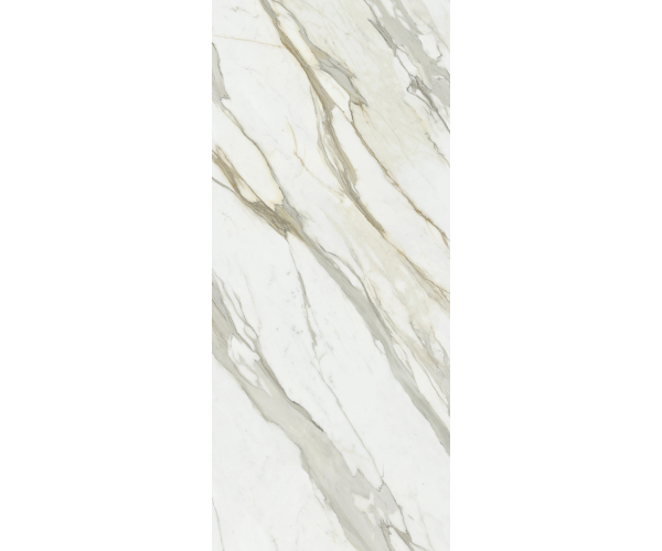 Dlažba jako mramor Mirage Jewels 2.0 Calacatta Gold CP02 KIT VEIN MATCHING (5ks) 120x278 Luc. Rett - bílá