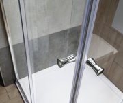 Aqualine Agga Obdélníková Sprchová Zástěna 900x800mm, čiré Sklo