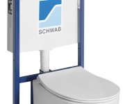 Sapho Sentimenti Závěsné Wc Rimless S Podomítkovou Nádržkou A Tlačítkem Schwab, Bílá