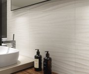 Dekor jako kámen EdimaxAstor Feel White Waves 30x60 Rett. - bílá