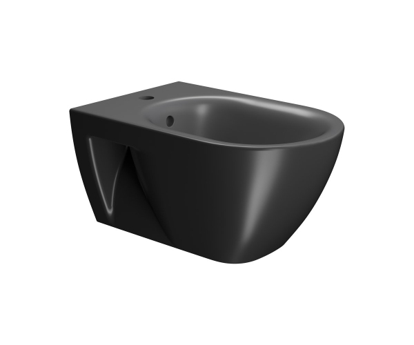 Gsi Pura Economy Bidet Závěsný, 36x55cm, černá Mat