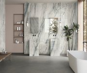 Dlažba jako mramor APE Michelangelo Pol. Rett. 60X120 - bílá