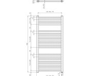 Aqualine Direct-e Elektrické Otopné Těleso Rovné 450x960 Mm, 300 W, černá