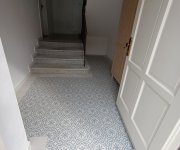 Realizace chodby naší zákaznice, Deco Anthology Original B Light Blue v kombinaci s Deco Anthology White 