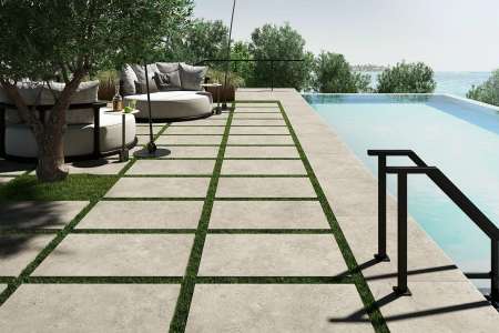 Dvoucentimetrová dlazba Goldenstone Grey ve formátu 60,4x90,6 (Coem)