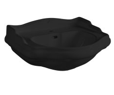 Kerasan Retro Keramické Umyvadlo 56x46,5cm, černá Mat