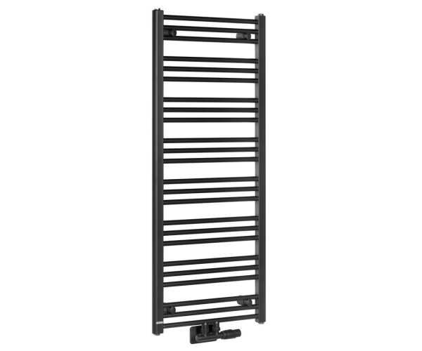 Bruckner Albrecht Otopné Těleso 500x1250mm, Středové Připojení, černá Mat