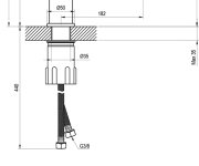 Umyvadlová stojánková baterie Solar SL 015.00 - SL 015.00CR Umyvadlová baterie 290 mm, bez výpusti, chrom X070484