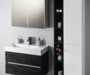 Sapho Riwa Galerka S Led Osvětlením, 81x70x17cm, Dub Stříbrný