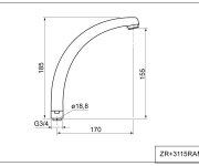 Ramínko K Pákové Bat. (zr,pr,lu,ma,mo,fo,no - 3115/u, 3113/u - Od R.2013) -  Vysoké Lité ZR+3115RAM-U