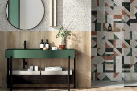 ABK Play Marble White 20x20 - luxusní italský obklad