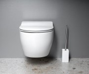 Bruckner Luna Závěsná Wc Mísa, Vortex Rimless, 35,5x49cm, Bílá