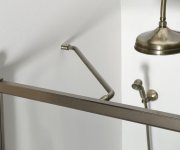 Gelco Antique Sprchové Dveře Otočné, 800mm, Pravé, čiré Sklo, Bronz