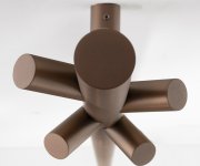 Sapho Pasador Elektrický Sušák Ručníků, Kulatý, 150x1500mm, 30 W, Měď Mat