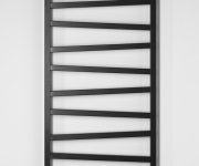 Sapho Zig Otopné Těleso 600x1810mm, černá Mat