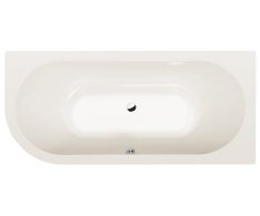Polysan Viva R Asymetrická Vana 175x80x47cm, Ivory
