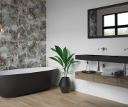 Vzorovaný obklad Navarti Iris Icon Snow 30x90 Matt. Rett. RLV - bílá