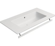 Gsi Pura Keramické Umyvadlo Slim 82x46cm, Bez Otvoru, Bílá Mat