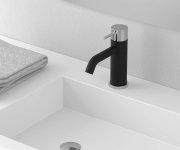 Sapho Ultramix Stojánková Umyvadlová Baterie, černá Mat/chrom