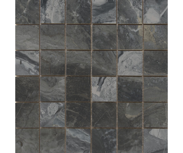 Mozaika jako mramor Cifre Luxury Mosaico Dark 30x30 Luc. - antracitová