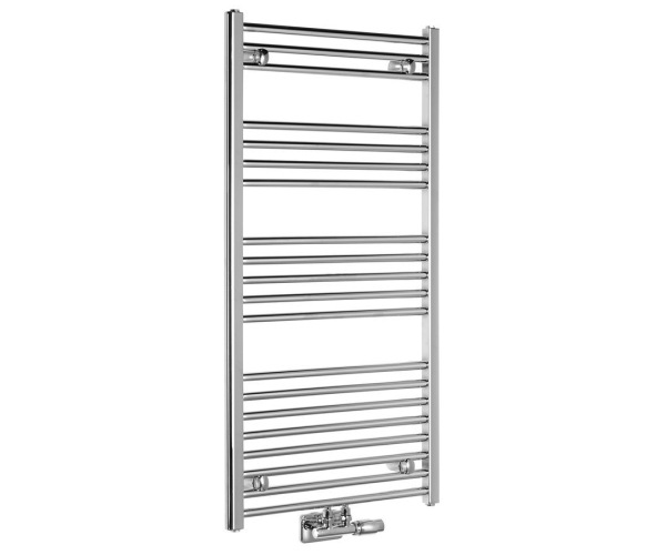 Aqualine Alya Otopné Těleso Rovné 600x1188mm, Středové Připojení, Chrom