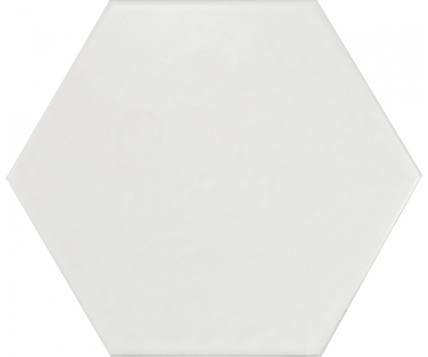 Dlažba Equipe Hexatile Blanco Mate 17,5x20 - bílá
