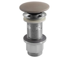 Sapho Umyvadlová Výpust 5/4“, Click-clack, Betonová Zátka, 10-80mm, Písková Mat