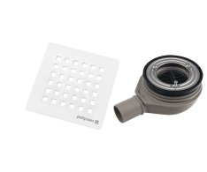 Polysan Flexia Vaničkový Sifon, Průměr 90mm, Dn40, Krytka Bílá
