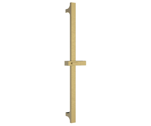 Sapho Sprchová Tyč, Posuvný Držák, Hranatá, 680mm, Abs/zlato Mat
