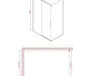 Polysan Altis Boční Stěna 800mm, čiré Sklo