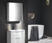 Aqualine Deneb Galerka 60x70x18cm, Bílá Mat