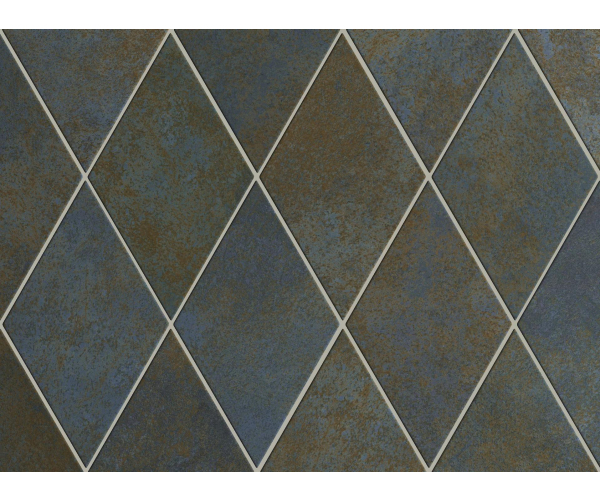 Dlažba jako kov Equipe Oxide Azul 14x24 Romb (skladem)