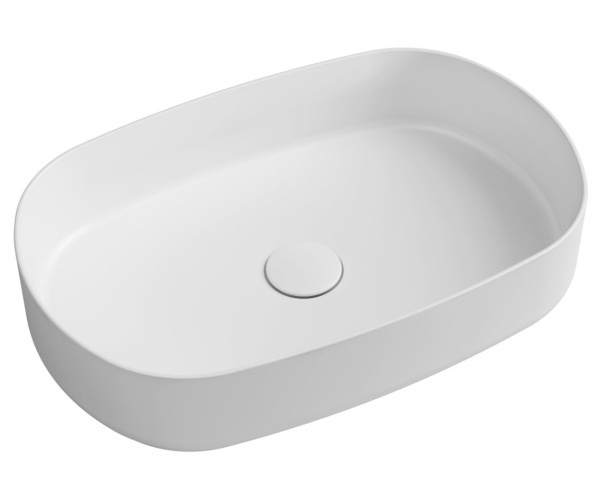 Isvea Infinity Oval Keramické Umyvadlo Na Desku, 55x36cm, Bílá Mat