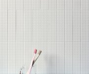 Extravagantní dekor 41zero42 Biscuit Stud Bianco 5x20 - bílá