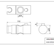 Ippari, Teleskopické Rameno S Baterií Ventura (150mm) A Kompletní Sprchovou Sadou (sprchy Ventura, Mony) VNR3131-SET3