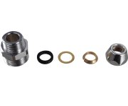 Přechodka-redukce Na Trubku K Baterii 3/8x10mm - Chrom - Vnější Závit 02514-M3810