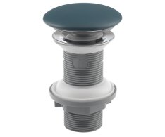 Isvea Umyvadlová Výpust 5/4“, Click-clack, Keramická Zátka, 20-70mm, Zelená Petrol