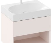 Umyvadlo Lite 45 / 60 / 80, s otvorem pro baterii, bez přepadu - Umyvadlo Lite 60, s otvorem pro baterii, bez přepadu XJX01260004