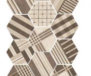 Vzorovaná dlažba Equipe Hexatile Cement Geo Sand 17,5x20