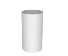 Sapho Oasis Podstavec Pod Umyvadlo, Led Difuzor, ø 400x745mm, Bílá Mat